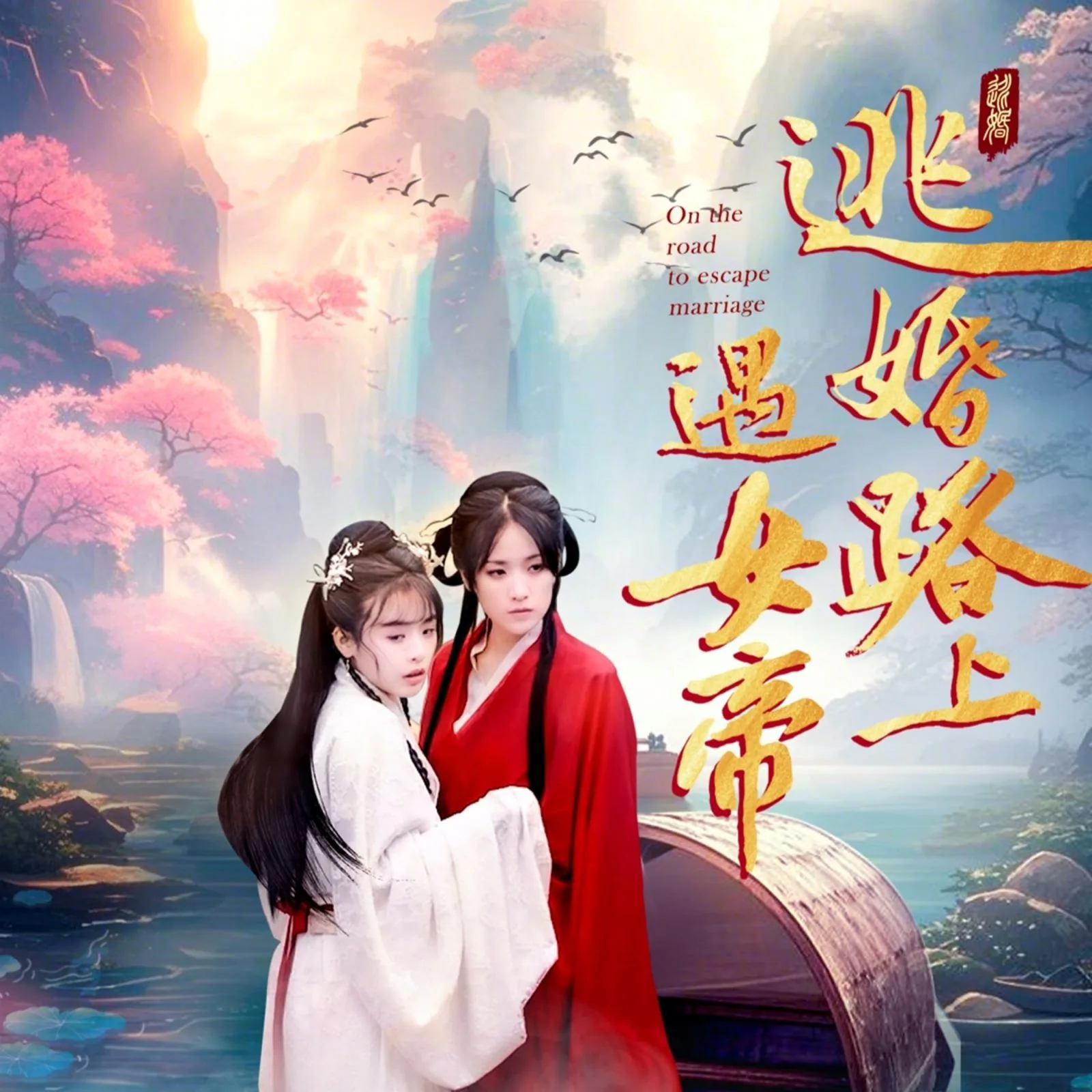 逃婚路上遇女帝是百合吗