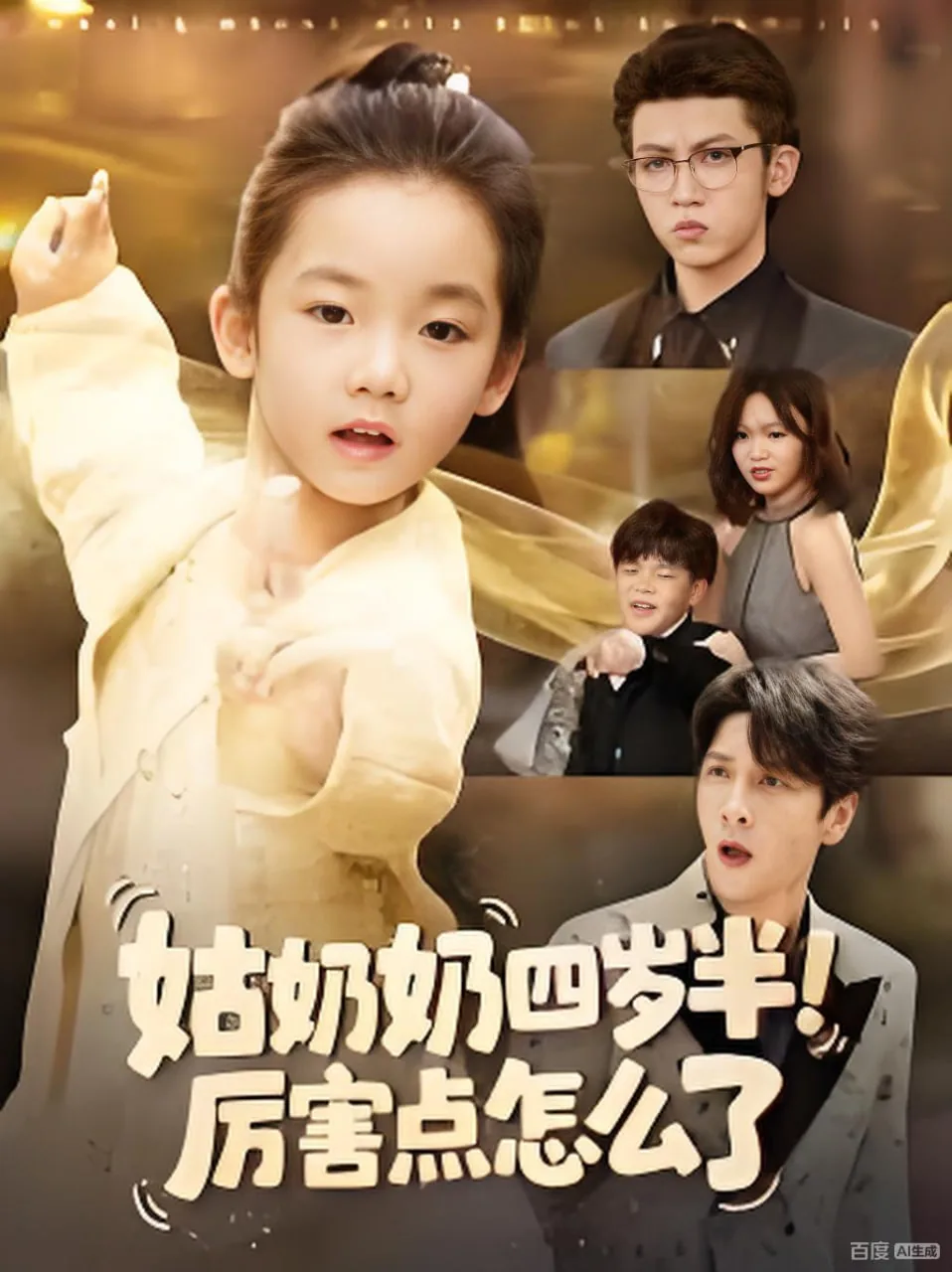 姑奶奶四岁半！厉害点怎么了（萌娃四岁半，下山成团宠了）