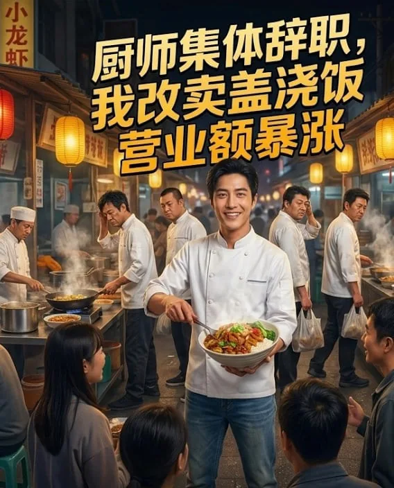 厨师集体辞职,我改卖盖浇饭营业额暴涨短剧
