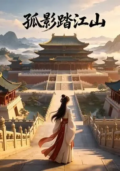 孤影照寒山