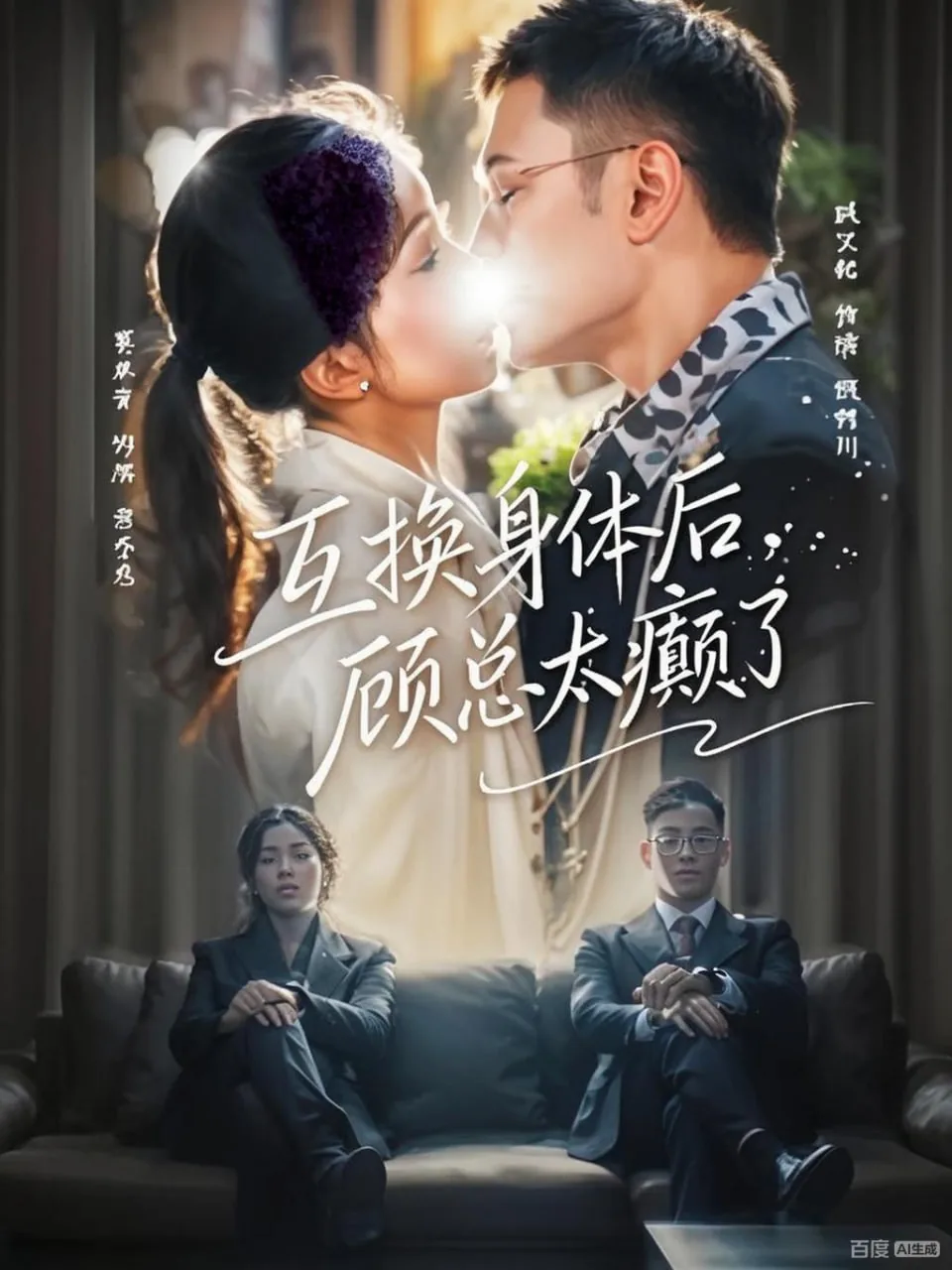 互换身体后霸总带球跑了